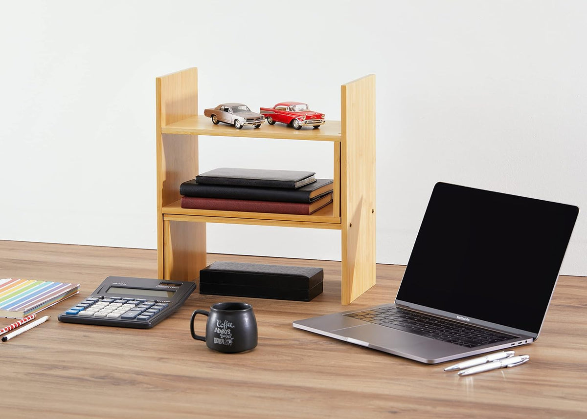 Expandable Wooden Desktop Shelf - view 3