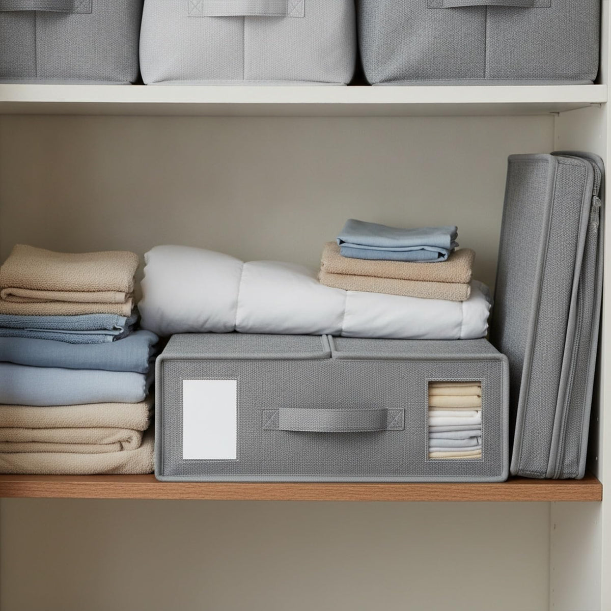 Window-Front Fabric Storage Box - view 2