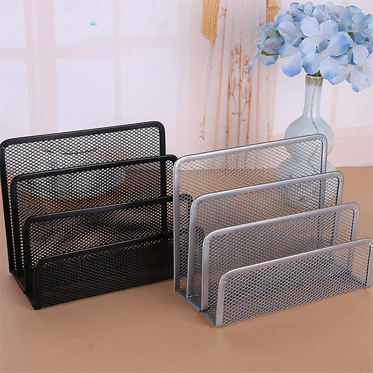 Gray Mesh File Holder - view 5