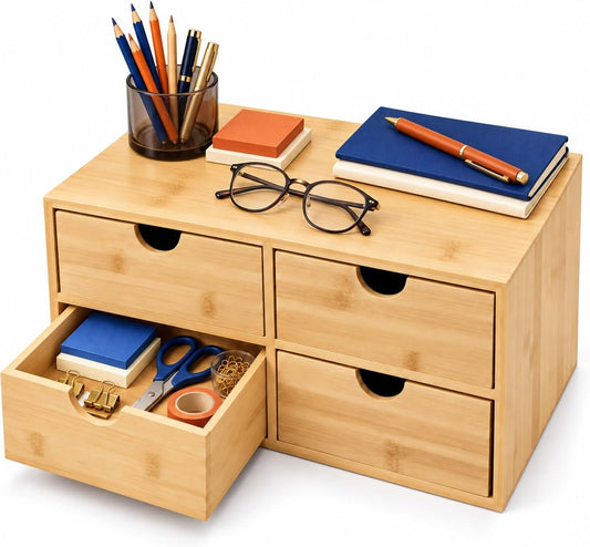 Wooden Desktop Drawer Organizer - view 1