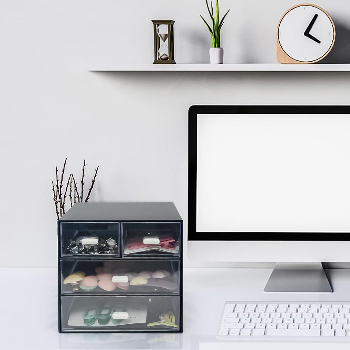 Clear Desktop Storage Drawers - view 2