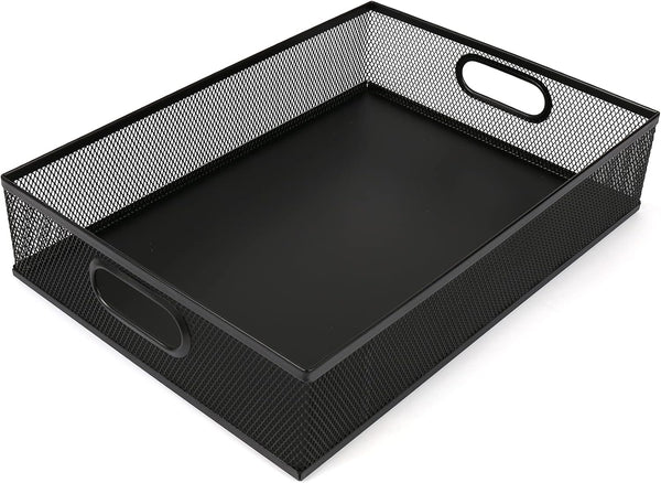 Black Mesh Desk Tray