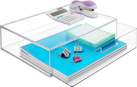 Clear Stacking Desktop Drawers - view 1