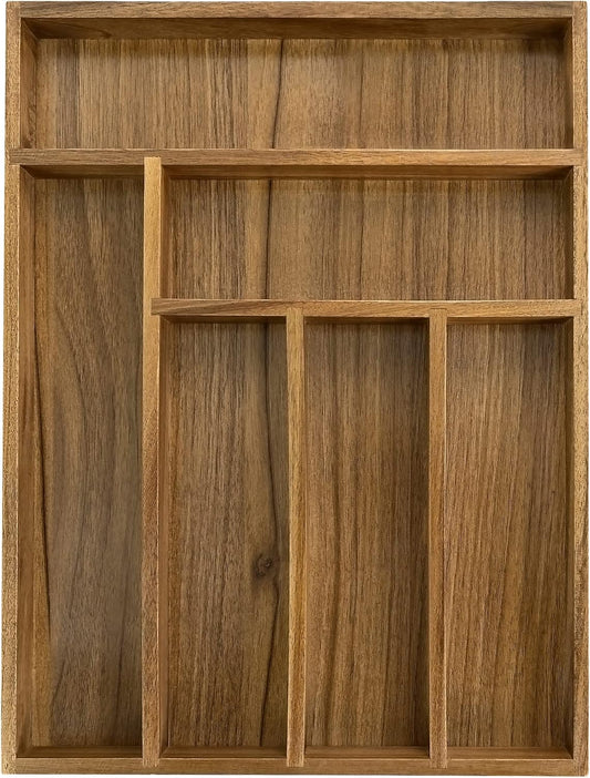 Wooden Cutlery Drawer Organizer - view 1