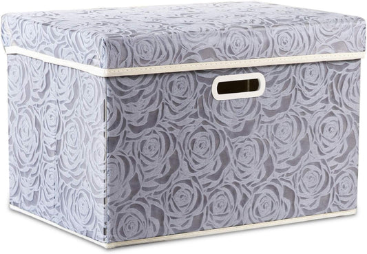 Patterned Fabric Storage Box - view 1