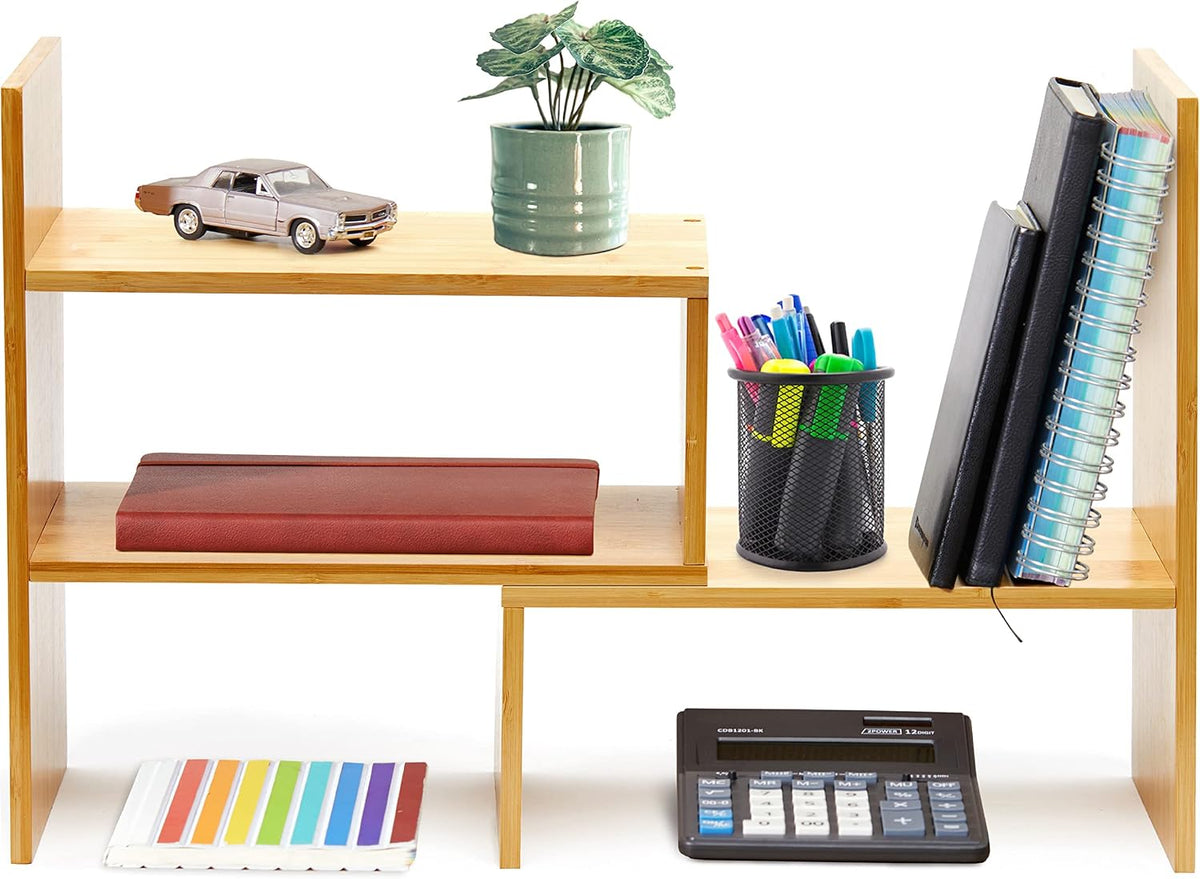 Expandable Wooden Desktop Shelf - view 2