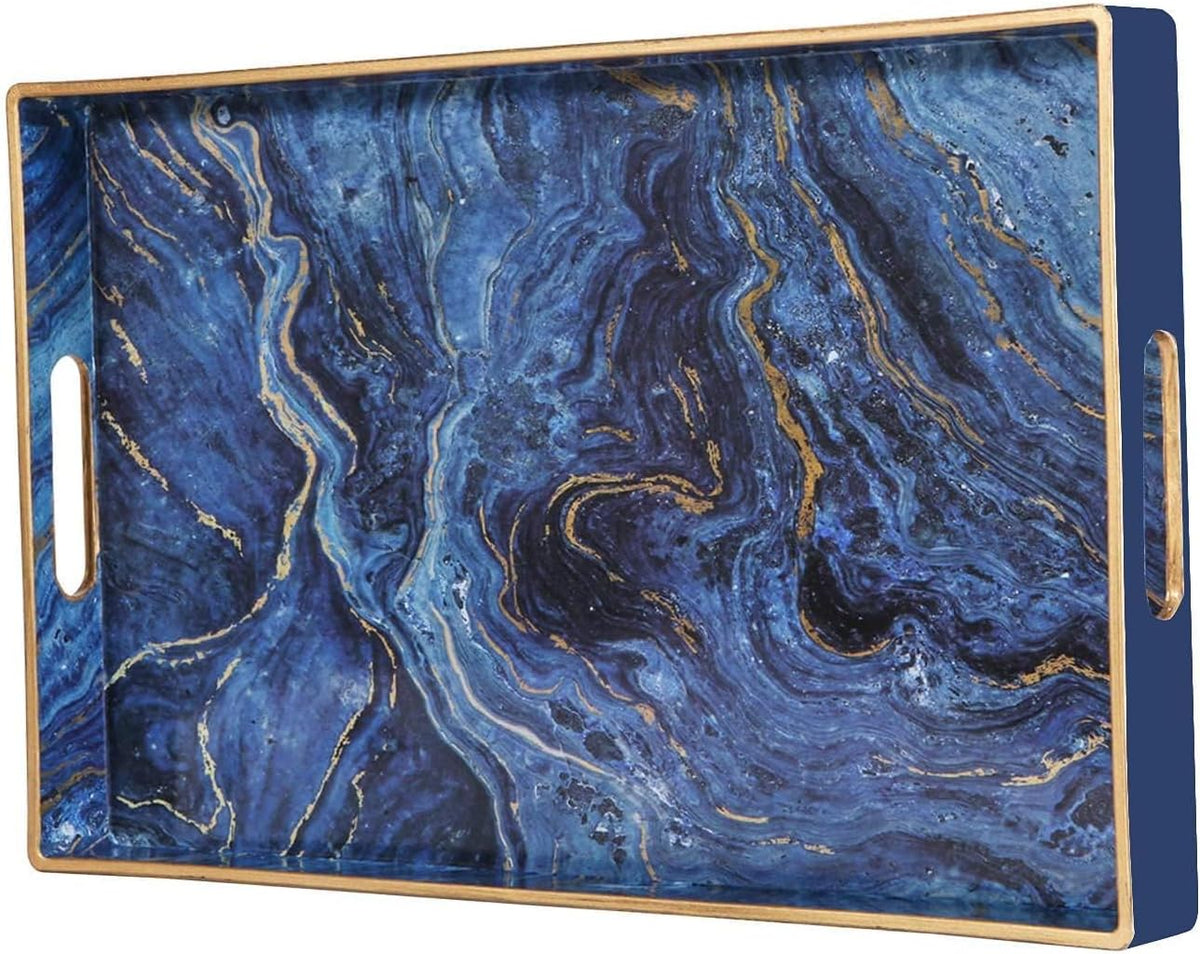 Blue Mirrored Display Tray - view 2