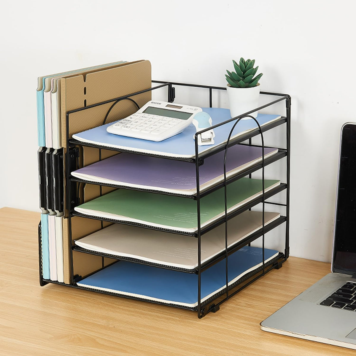 Black Multi-Tier File Organizer - view 2