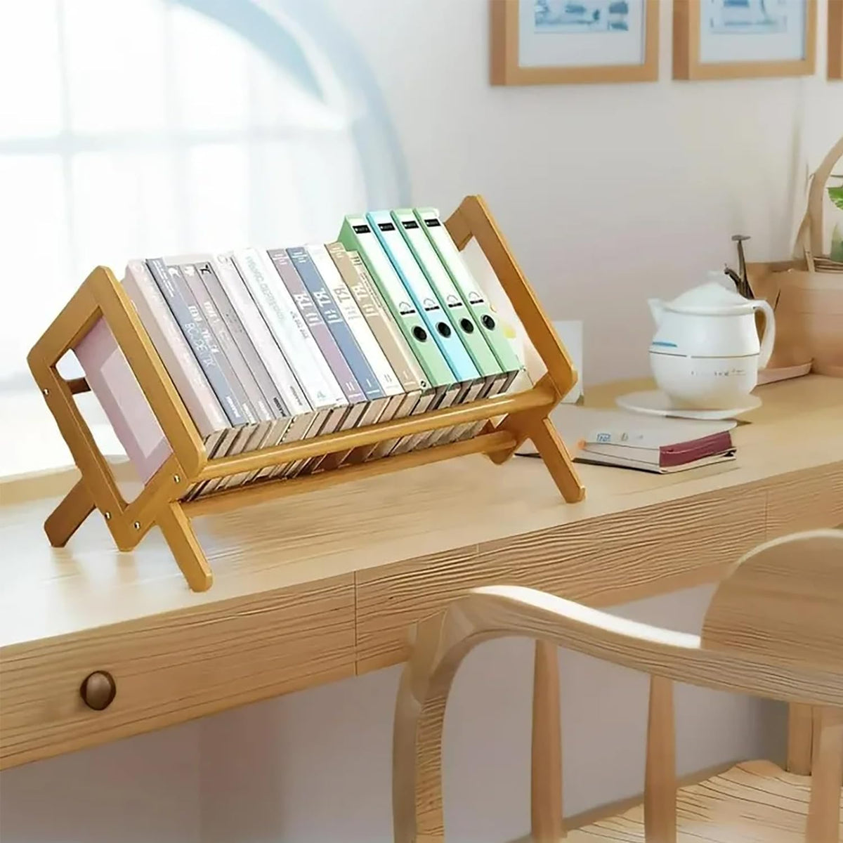 Wooden Desktop Book Rack - view 1