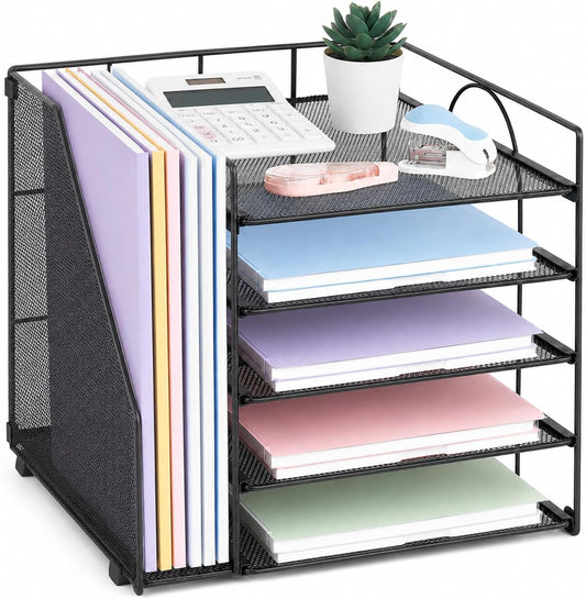 Black Multi-Tier File Organizer - view 1