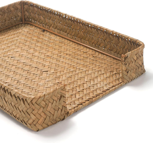 Rectangular Woven Desk Tray - view 1