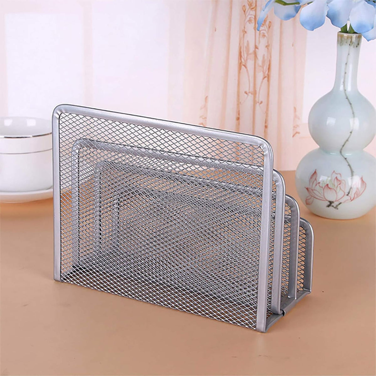Gray Mesh File Holder - view 3